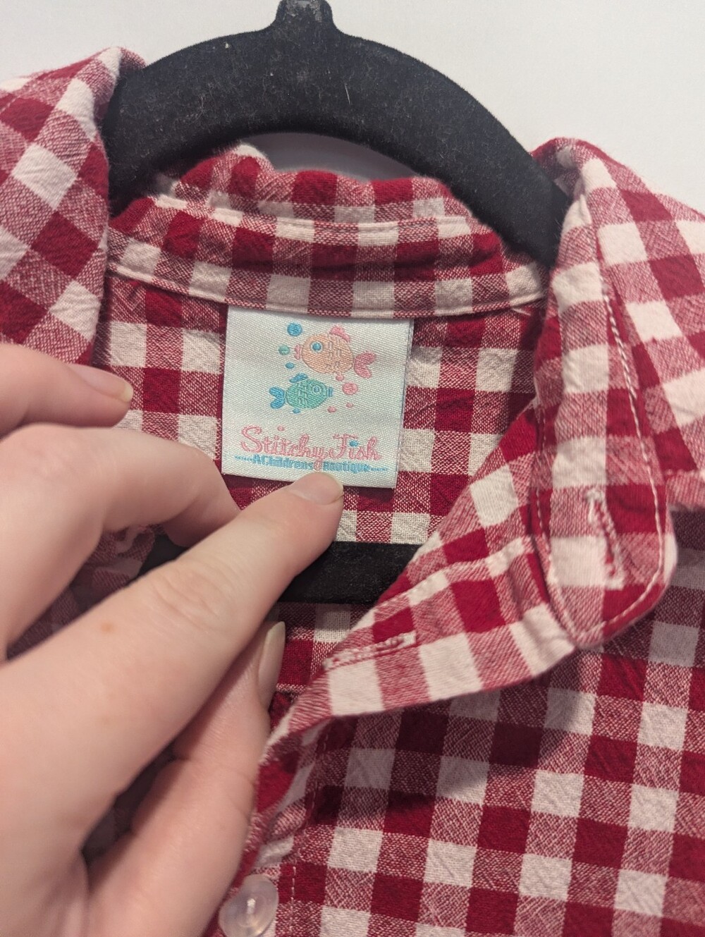 Stitchy Fish Button Up - Picture 4 of 6